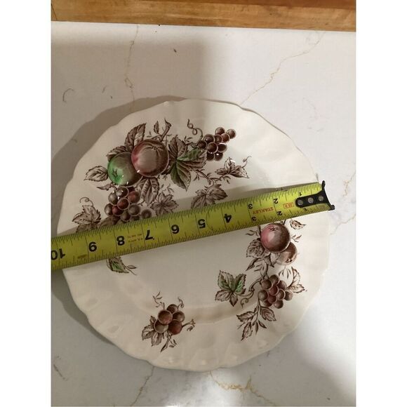 Johnson Bros Harvest Time Ceramic Dinner Plate 10” Made in England Vintage - Picture 4 of 5